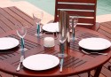 Outdoor furniture refurbished with Sikkens timber stains available in a rangeof wood stain colours